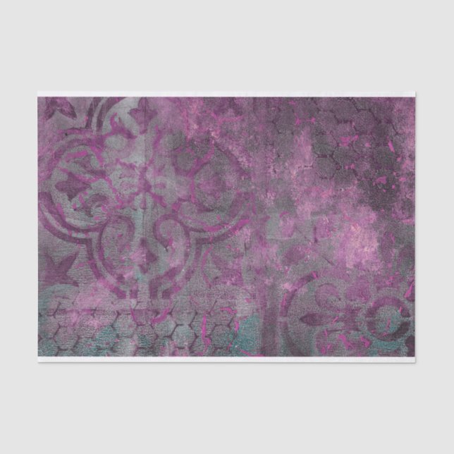 Papel De Seda Textura Vintage Suave (Frente )