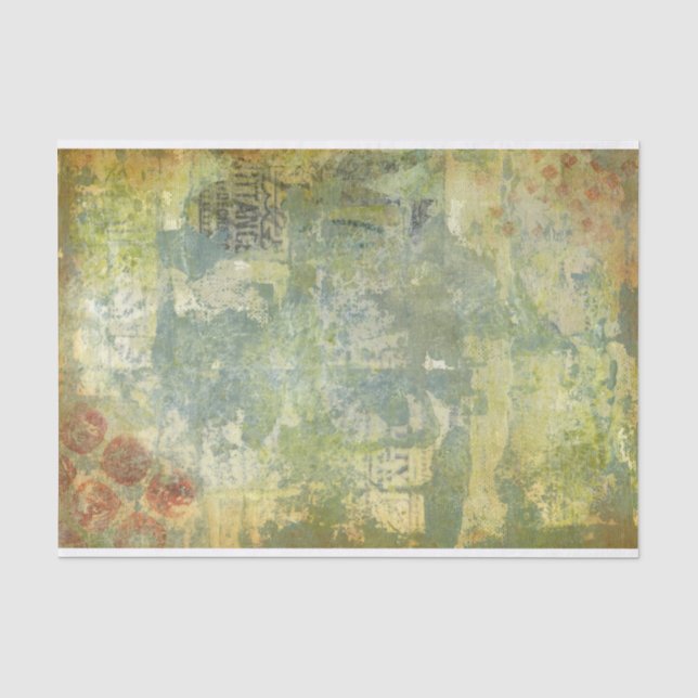 Papel De Seda Textura Vintage Suave (Frente )