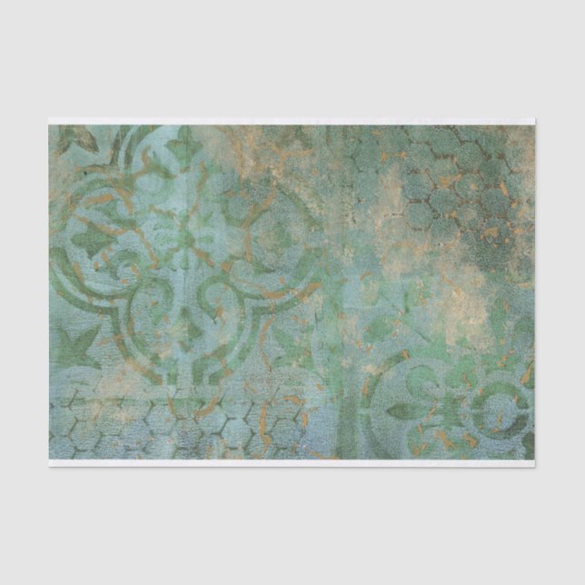 Papel De Seda Textura Vintage Suave (Frente )