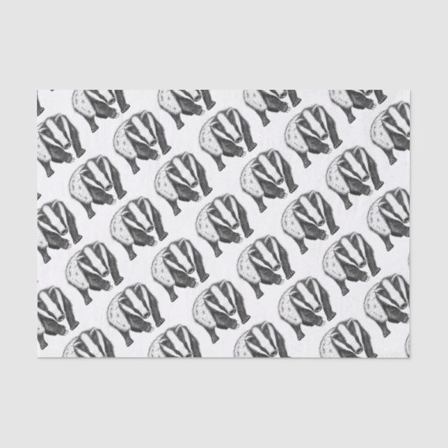 Papel De Seda Texugo europeu novo (Frente )