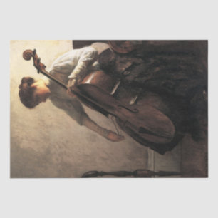 Papel De Seda The Cellist (por Joseph DeCamp)