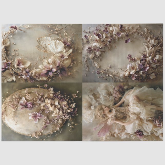 Papel De Seda The Circle Fairy Tale & Floral Fantasy  (Frente )