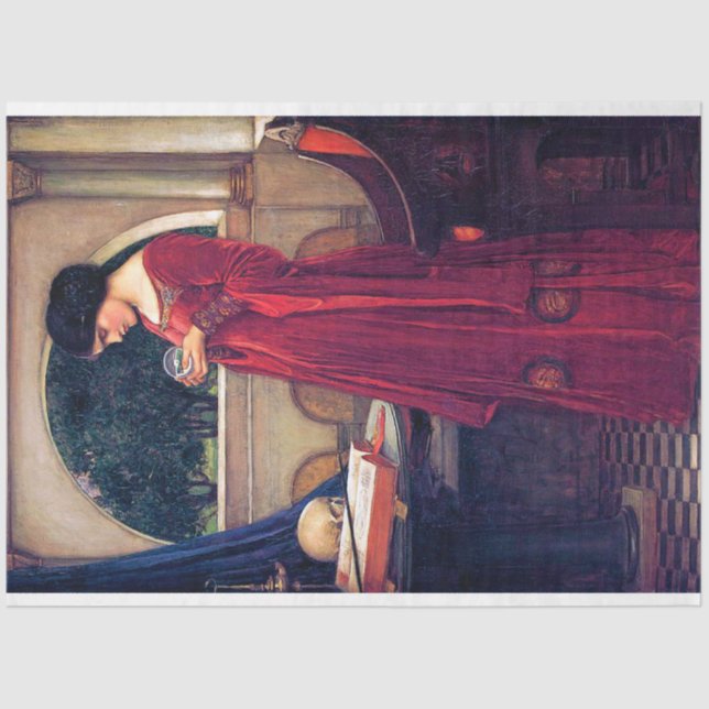 Papel De Seda The Crystal Ball, John William Waterhouse (Frente )
