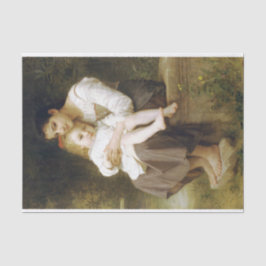 Papel De Seda The Elder Sister (por William Bouguereau)