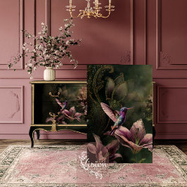 Papel De Seda The Lily, Hummingbird Ethereal Floral