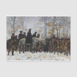 Papel De Seda The March to Valley Forge por William B. T. Trego