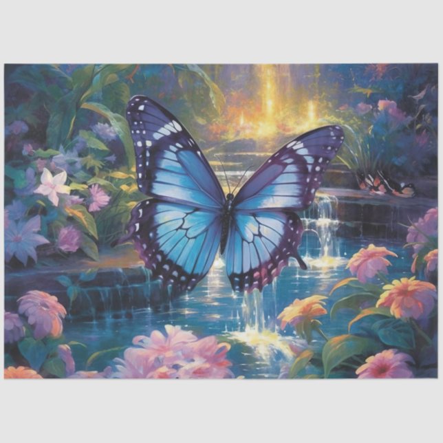 Papel De Seda The Moonlight Butterfly Series Design 14 (Frente )