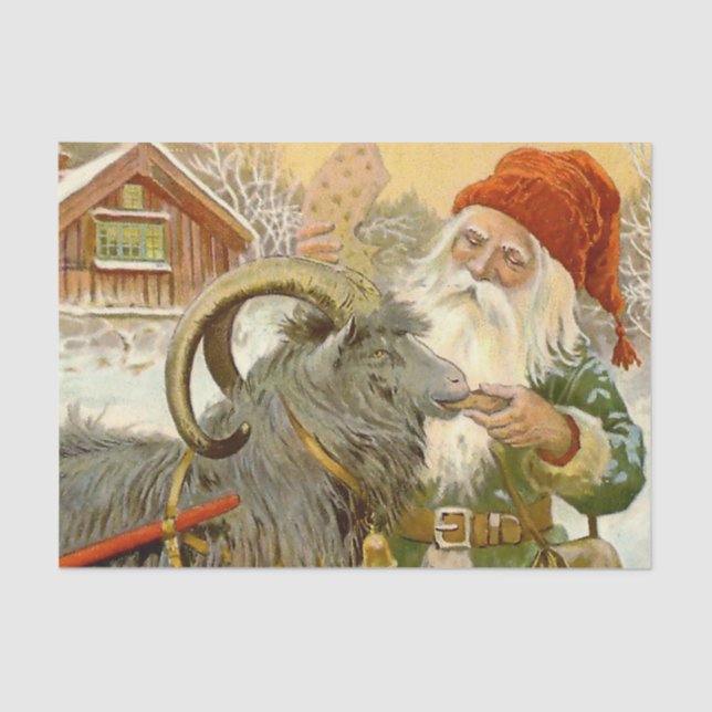 Papel De Seda "The Sled Goat", por Jenny Nystrom (Frente )