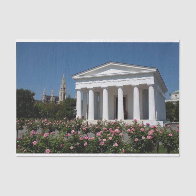 Papel De Seda Theseus Temple Viena Áustria (Frente )