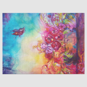 PAPEL DE SEDA THUMBELINA, FLOWER BASKET E BUTTERFLY