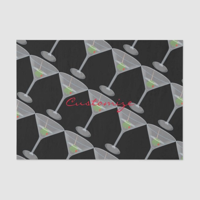 Papel De Seda Thunder_Cove Azul Martini (Frente )