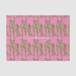 Papel De Seda Thunder_Cove Do Leão Da Montanha Cougar Puma