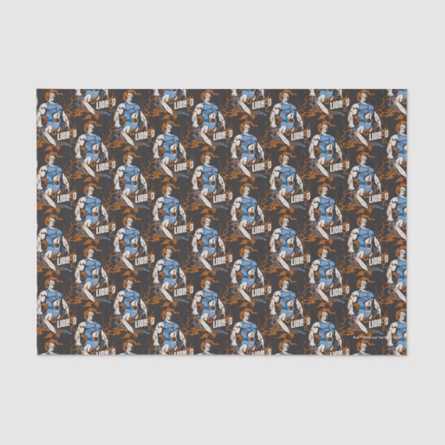 Papel De Seda ThunderCats | Lion-O - Gráfico elétrico (Frente )