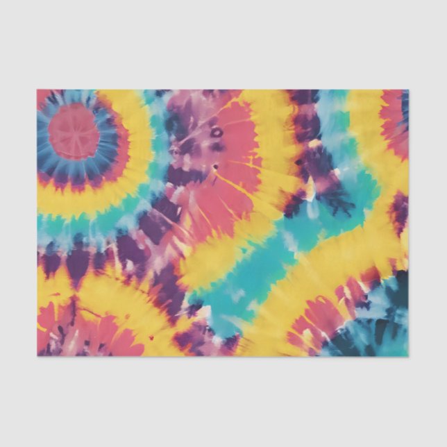 Papel De Seda Tie Dye Pattern (Frente )