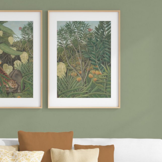 Papel De Seda Tiger Buffalo 2 Jungle Leaf Ephemera Decoupage (Criador carregado)