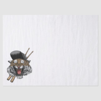 Papel De Seda Tiger Drummer