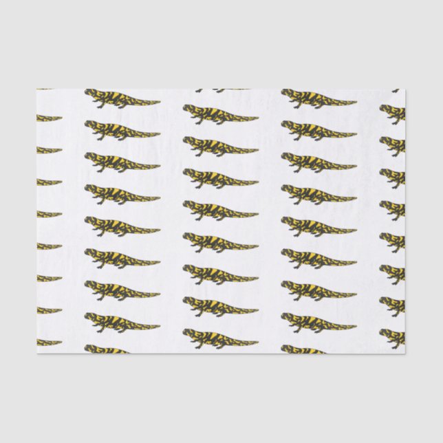 Papel De Seda Tiger salamander cartoon (Frente )