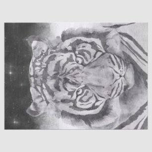 Papel De Seda Tiger Watercolor