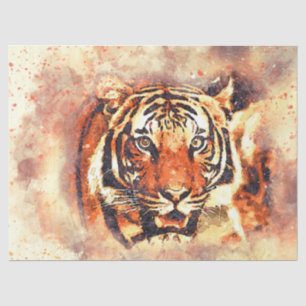 Papel De Seda Tigre Artístico    ArtDecoupage