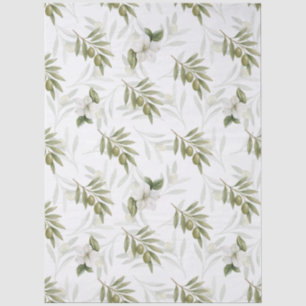 Papel De Seda Timeless Sage Olive Wataercolor Chic 