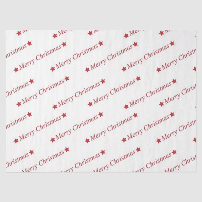 Papel De Seda Tipografia Feliz de Natal (Frente )