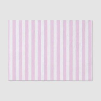 Papel De Seda Tiras de doces brancas, cor-de-rosa claro