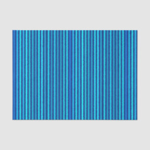Papel De Seda Tiras de giz - Cobalto e Azul-Céu
