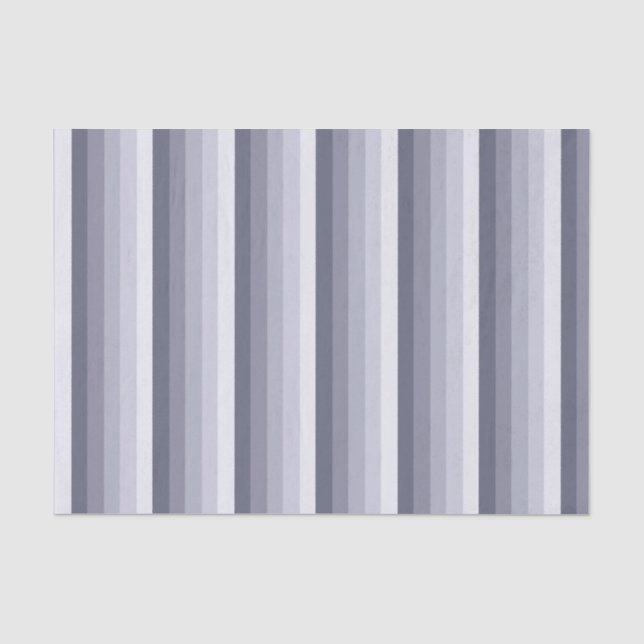 Papel De Seda Tiras de sombra cinza azul (Frente )