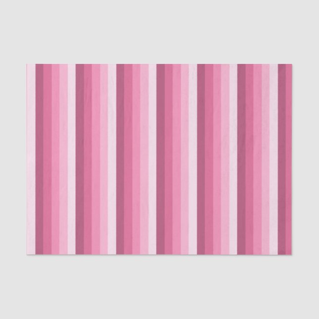 Papel De Seda Tiras de sombra rosa (Frente )