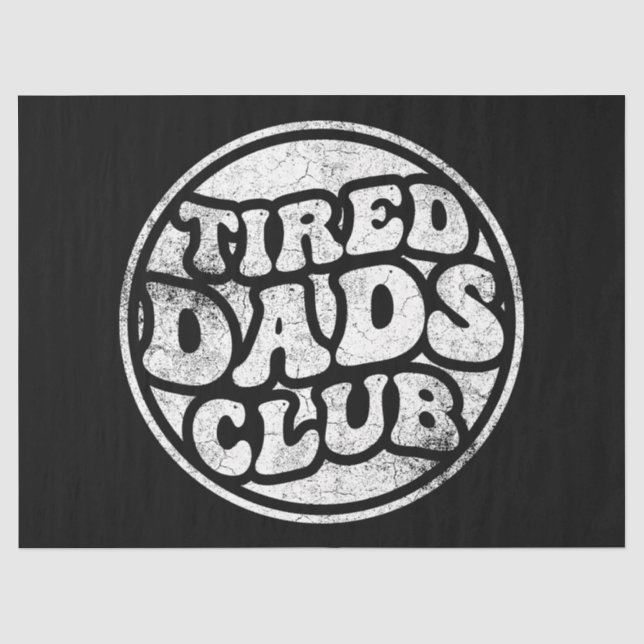 Papel De Seda Tired Pais Club Funny (Frente )