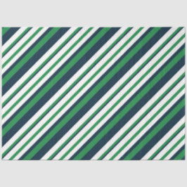 Papel De Seda Tissue Pa Design 3 da Série Náutica Verde e Azul M