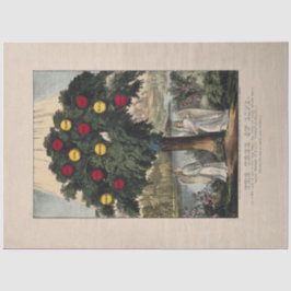 PAPEL DE SEDA TISSUE PAPER : ÁRVORE DA VIDA : BAKEWELL : 1870