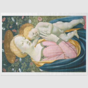 PAPEL DE SEDA TISSUE PAPER : MADONNA & CRIANÇA : VENEZIANO : 146