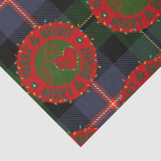 Papel De Seda Tissue Paper with Merry & Bright Design