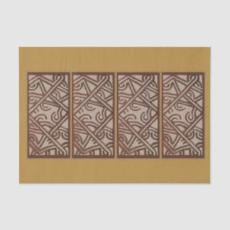 Papel De Seda Tissue Paper with Unique Gold Design