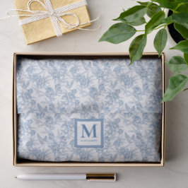 Papel De Seda Toalete Francês Azul
