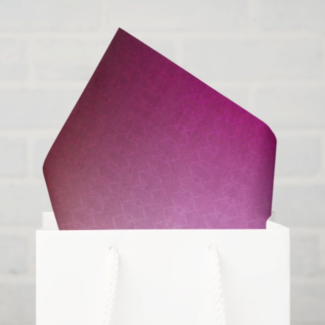 Papel De Seda Toalha com gradiente de cor apresentando rosa (Sacola de presentes)