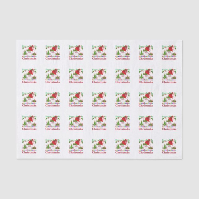 Papel De Seda Todo Dia É Natal (Frente )
