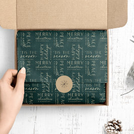 Papel De Seda Todos os Desejos de Férias Personalizados