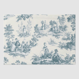 Papel De Seda Toile de jouy, francês, sage, com dissociação verd