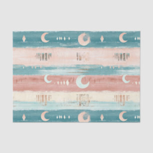 Papel De Seda Tom Terra Tribal Celestial Faixa - Astrologia