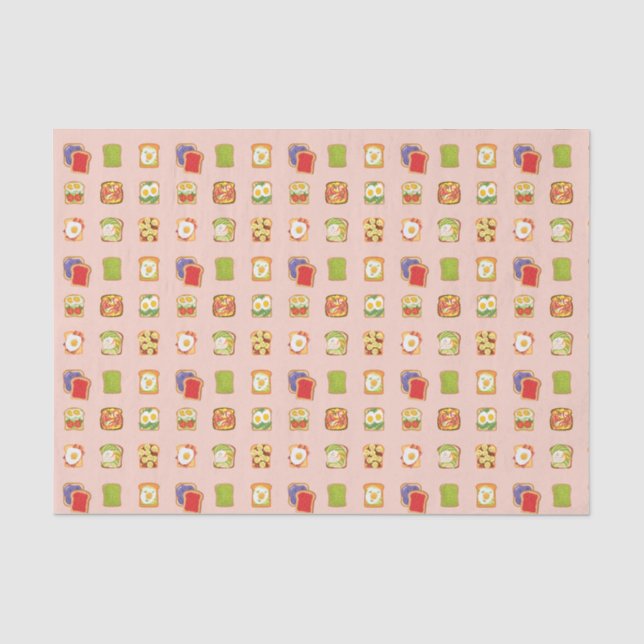Papel De Seda Torrada de Brunch (Frente )