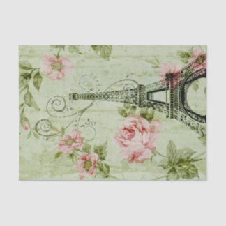 Papel De Seda torre chic primavera mint cor-de-rosa para as flor