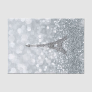 Papel De Seda Torre Eiffel Brilho Brilhos Lantejoulas Festa