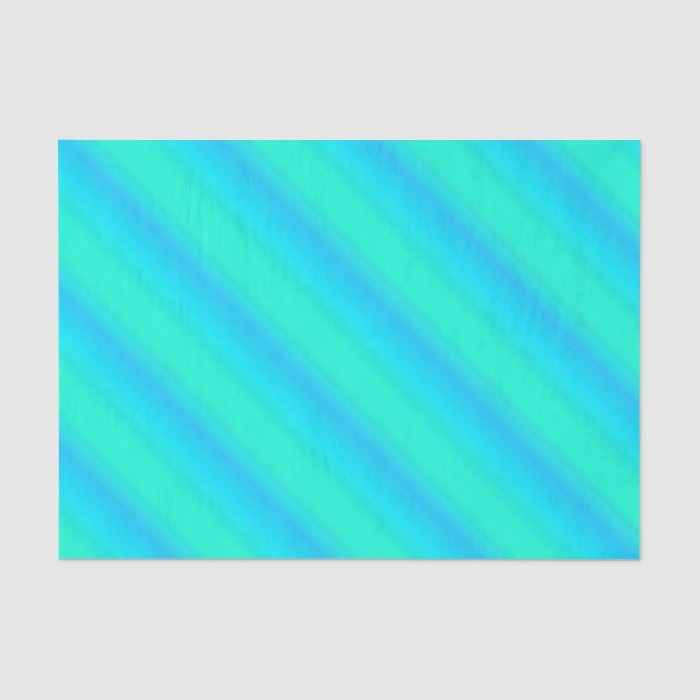 Papel De Seda Torres de Aurora - azul, aqua, turquesa (Frente )