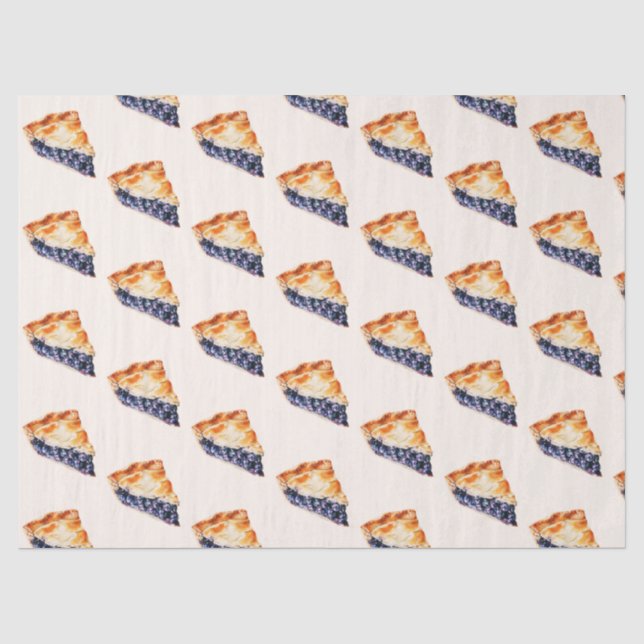 Papel De Seda Torta de Mirtilo (Frente )
