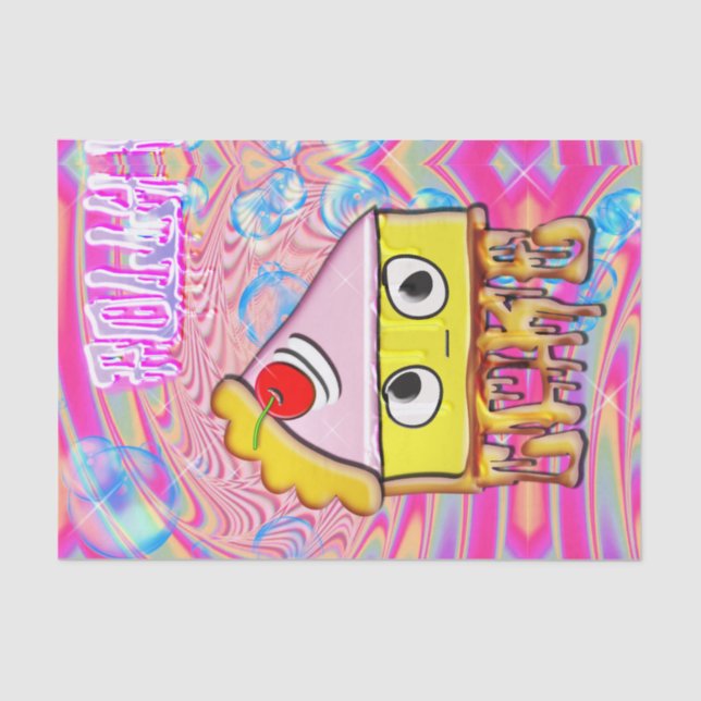 Papel De Seda tortina de bolo (Frente )