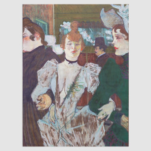 Papel De Seda Toulouse-Lautrec - La Goulue chegando ao Rouge