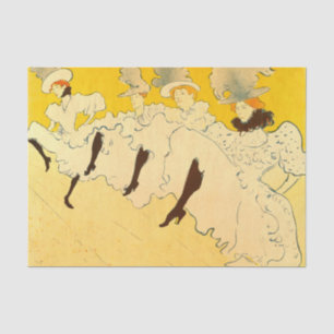 Papel De Seda Toulouse Lautrec Yellow Dancing Girl Poster