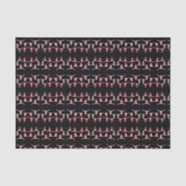 Papel De Seda Touro Skulls Ocidental Cor-de-rosa castanho-preto 
